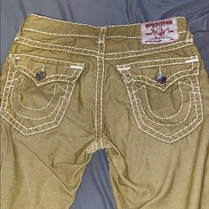 True religion corduroy pants 32